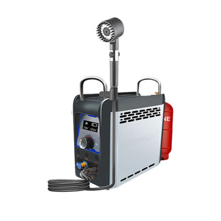 FVSTR Infinity-Pro 12V Tankless Portable Water Heater Propane - 25000BTU 6KW Instant Hot Water Heater for RV, Camper Van, Camping Trailer, Cabin - Gas Powered Camping Shower - Black